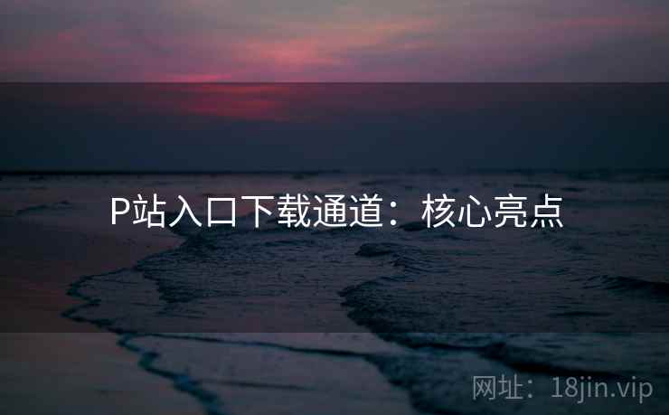 P站入口下载通道：核心亮点